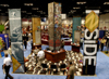 Union recently erected a booth at the Southern Baptist Convention that was a collaborative effort between facilities management, engineering, theatre and university communications. - Photo by Jim Veneman