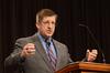Ray Van Neste, director of the R.C. Ryan Center for Biblical Studies and Professor of Biblical Students, gives the message in chapel. - Photo by Zac Calvert