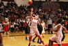 Emily Sissom goes in for the lay up in the homecoming game against Shorter University. - Photo by Matt McDaniel