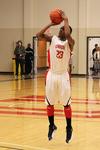 Corieon Pearson takes an open jump shot in the homecoming game against the Shorter University Hawks. - Photo by Matt McDaniel