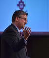 Stephen F. Hayes, a senior writer at The Weekly Standard, contributor to FOX News and author, speaks at Union University March 19 as part of the ongoing Union Forum luncheon lecture series.
 - Photo by Morris Abernathy