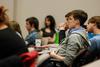 Students gather to hear an update from David S. Dockery, president of the university, during Student Senate. - Photo by Anne Richoux