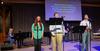 Several music majors unite in song and lead music together during chapel. - Photo by Olivia Wallace