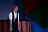 Guest artist Doug Berky performs for students and guests April 16 in the W.D. Powell Theatre.  - Photo by Anne Richoux