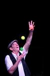 Guest artist Doug Berky performs "No Show" for students and guests.  - Photo by Anne Richoux