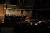 The men's choir performs at First Baptist Church during the Spring Choral Concert. - Photo by Anne Richoux