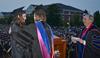 Rachel Carbonell receives the Tigrett Medal during Spring Graduation. - Photo by Morris Abernathy
