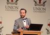Robert Gagnon, associate professor of the New Testament at Pittsburgh Theological Seminary, speaks on "Rise from the Dead or Play Dead? Christians and the Public Debate on Homosexual Practice" during the Salt and Light in the Public Square conference. - Photo by Jacob Moore