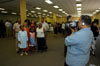 M.A.Ed. graduate Carol Lynn Reaves gathers with her family for photos at the summer graduation reception. - Photo by Morris Abernathy