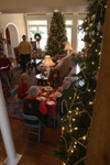 The Institutional Advancement staff gathered at Gary Williams' home for a Christmas celebration. - Photo by Jim Veneman