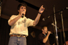 Sophomores Bryan Spillman & Derek Carson of Lamdba Chi Alpha perform during All-Sing 2004. - Photo by Kathleen Murray