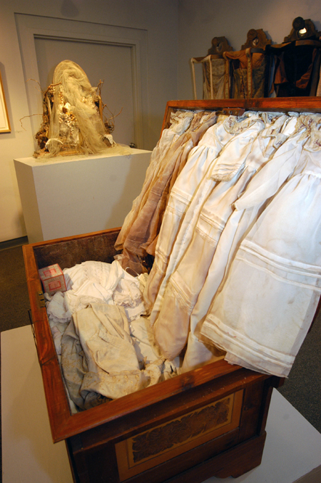 The sculpture work of South Carolina artist Linda McCune was displayed in the Union Art Gallery during the month of September.