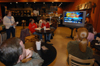 Union students and faculty gathered at Bubba's Bagels to watch returns on election night. - Photo by Morris Abernathy