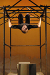 Jared New performs in <i>Metamorphasis</i>. - Photo by Alaina Kraus