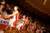The Union and Oklahoma City players shake hands after battling each other in the championship game of the NAIA National Tournament. Union won 67-63. - Photo by Morris Abernathy