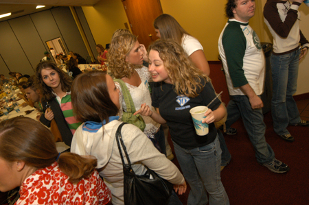 Incoming freshman get an early chance to meet during the Spring Thing weekend.