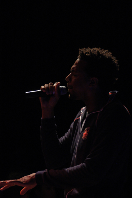 Alum Will Gray performs with ScratchTrack during the Spring Thing weekend.