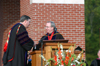 President Dockery inducts R. Albert Mohler Jr., president of Southern Baptist Theological Seminary in Louisville, Ky., as a fellow in Union's Carl F. H. Henry Center for Christian Leadership. - Photo by Morris Abernathy