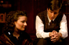 Ashley Mitchell and Nic Pfost brought to life the love story of Joy Gresham and C.S. Lewis in the theatre's production of <i>Shadowlands</i>. - Photo by Kristen Nicole Sayres