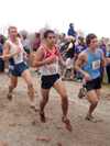 Phillip Thompson, a freshman runner for Union, competes in the 2004 NAIA National Cross Country Meet as an individual qualifer. - Photo by Kristen Nicole Sayres