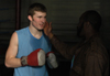 Sophomore Michael Yzaguirre, sociology major, trains at the Jackson Boxing Club during his free time. - Photo by Jonathan Blair