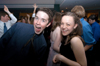 Sophomore Kelly Reid and Junior Brooke Fowler goof off for the camera during the Cardinal Ball at the Brooks Museum of Art in Memphis. - Photo by Jonathan Blair