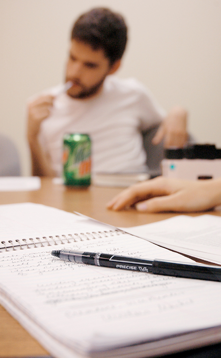 The inaugural meeting of ink. was held in the Summar Library Sept. 13, with 20 students in attendance.