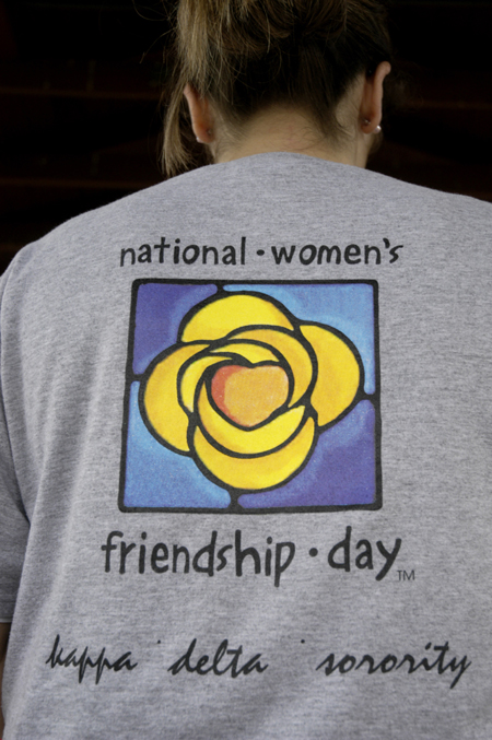 Kappa Delta celebrated National Women's Friendship Day with an ice cream social in the Sugar Shack.