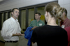 Sophomore Brent Parrish leads a group of prospective students and their families around Union's campus on a Preview Day. - Photo by Kathleen Murray