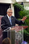 Dr. Charles Colson spoke to group of university leaders before a special chapel service on September 22. - Photo by Morris Abernathy