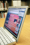 Several new wireless access points around campus
have increased internet accessibility. - Photo by Brad Moore