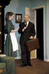 Heather Kapavik and Ben Lancaster perform in <i>Tartuffe</i>. - Photo by Kathleen Murray