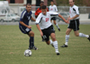 Freshman Vagner Oliveira controls the ball as he advances up the field during Union's 4-1 win over Missouri Baptist University. - Photo by Steven Aldridge