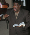 Evangelist Voddie Baucham led a session of the Faith in Practice Conference in Hurt Commons. - Photo by Kyle Kurlick