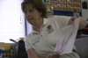 Cindy Kahler, department secretary, spent her Day of Remembrance at Jackson Christian School reading to children. - Photo by Kathleen Murray