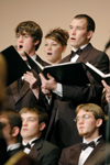 The Union University Singers performed selections from <em>Messiah</em> during <em>A Union Christmas</em>. - Photo by Brad Moore