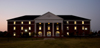 Jennings Hall at dusk in the fall. - Photo by Morris Abernathy