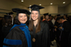 Social work professor Terry Blakley poses with her daughter, Chelsea Blakley, who graduated with a bachelor of arts degree in Christian studies. - Photo by Morris Abernathy