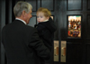 A future Unionite enjoys the view from the lobby during fall graduation at West Jackson Baptist Church. - Photo by Kristen Nicole Sayres