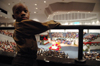 A future Unionite enjoys the view from the balcony during fall graduation at West Jackson Baptist Church. - Photo by Kristen Nicole Sayres