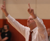 Union head coach Ralph Turner shouts the next play for his Bulldogs. - Photo by Heather Phillips