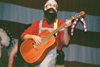 Sophomore John Reed plays the guitar during the SAC Variety Show.
 - Photo by Lindsay Stavish