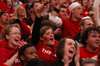 Colorful fans cheer during the Bulldog's home game against Lambuth. - Photo by Heather Phillips