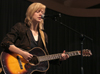 Recording artist Sandra McCracken performed in chapel during Homecoming week. - Photo by Kyle Kurlick