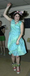 Megan McMurry shows off her fashion sense. - Photo by Stephanny Rodriguez