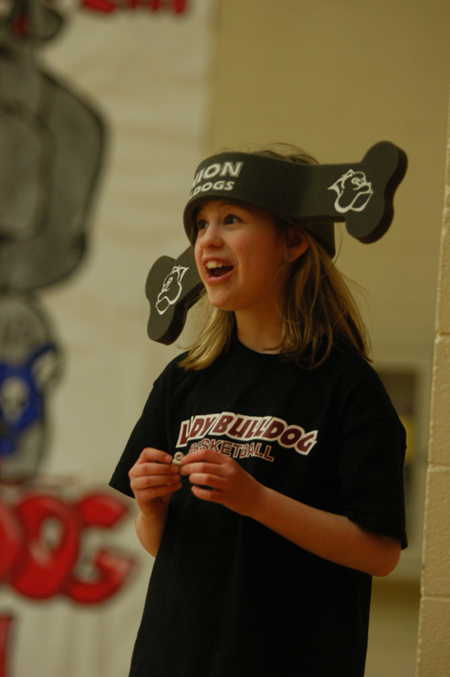 Diane Kahler, daughter of Mark and Cindy Kahler, becomes a young <em>Bonehead</em>.