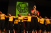 Chi Omega performed a number from <em>The Lion King</em> during Variety Show. - Photo by Heather Phillips