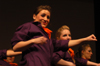 The Zetas peformed numbers with a Batman theme during the Variety Show. Zeta ended up winning the large group category. - Photo by Heather Phillips