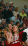 Junior Natalie Turner cheers at one of the Union homes game in The Fred. - Photo by Kristen Nicole Sayres