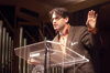Humorist, Movie Critic, and Social Commentator Eric Metaxas spoke at the Mars Hill Forum chapel. - Photo by Stephanny Rodriguez